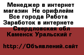 Менеджер в интернет-магазин. Не орифлейм - Все города Работа » Заработок в интернете   . Свердловская обл.,Каменск-Уральский г.